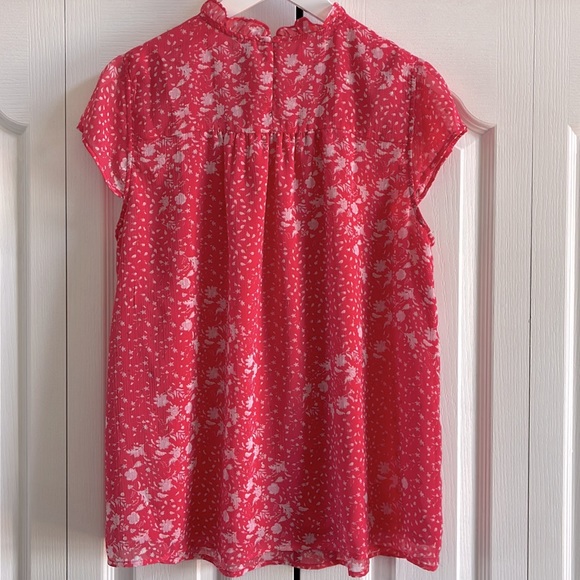 JOIE Babydoll Blouse Large - Picture 6 of 10